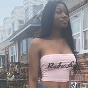 This is a cute pink top.